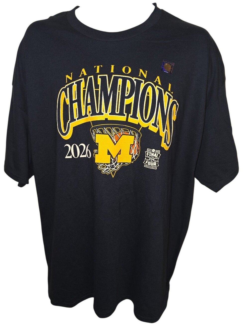 NWT MICHIGAN WOLVERINES T-Shirt 2026 National Champions Tee XXL